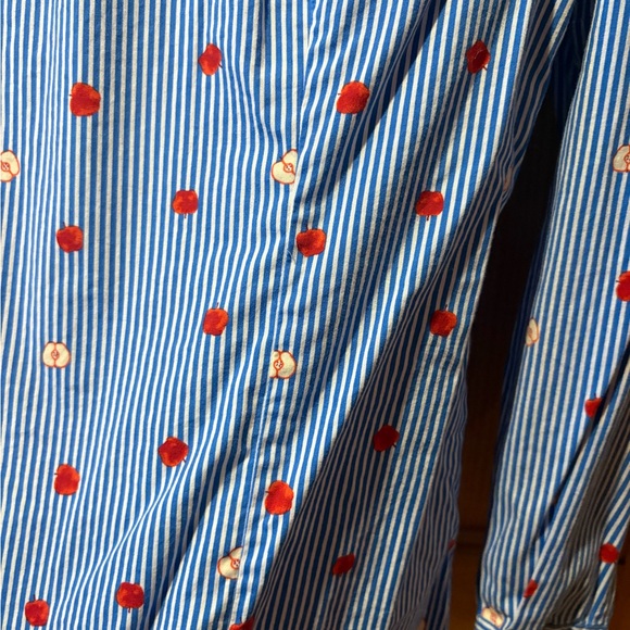 J.Crew Factory Cotton Poplin Shirt in Signature Fit women’s S - Picture 5 of 11